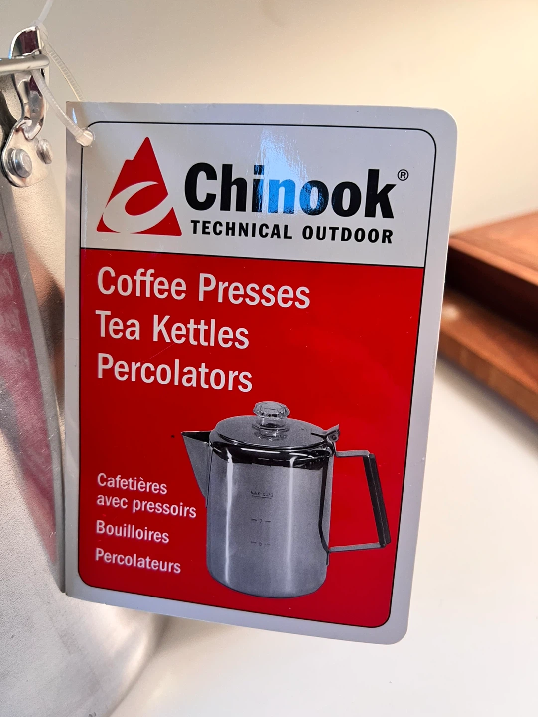 Chinook Canyon Coffee Percolator 20 Cups (New with Tag)