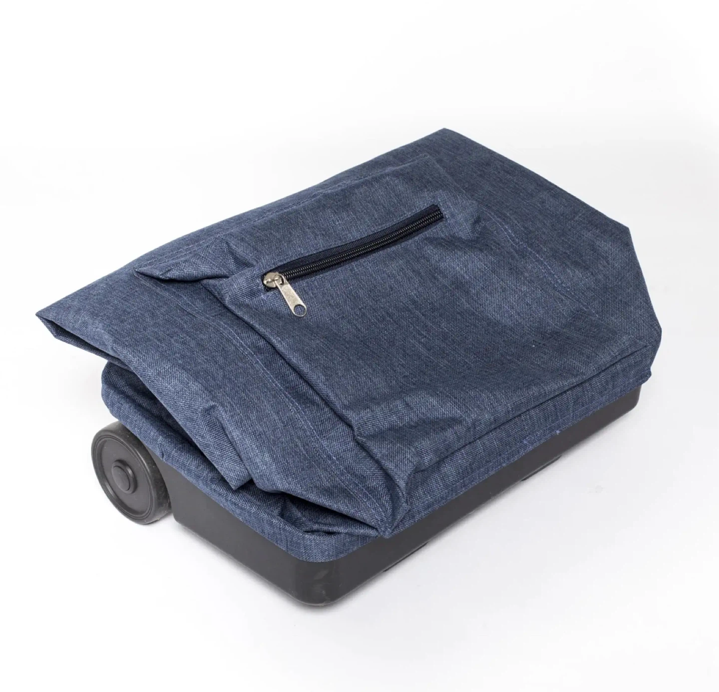 LIKE IT Rolling Shopping Cart - Blue - photo 2