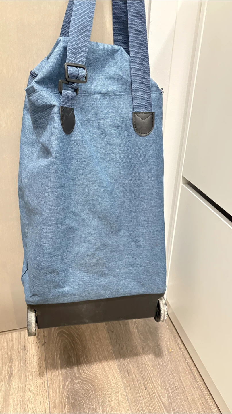 LIKE IT Rolling Shopping Cart - Blue - photo 4