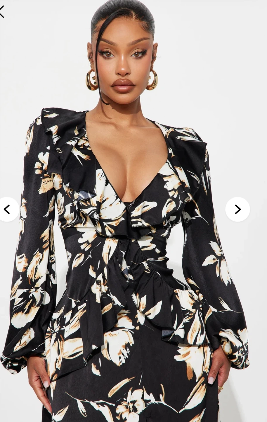 Brand New Floral Maxi Dress - Black/Combo - photo 2