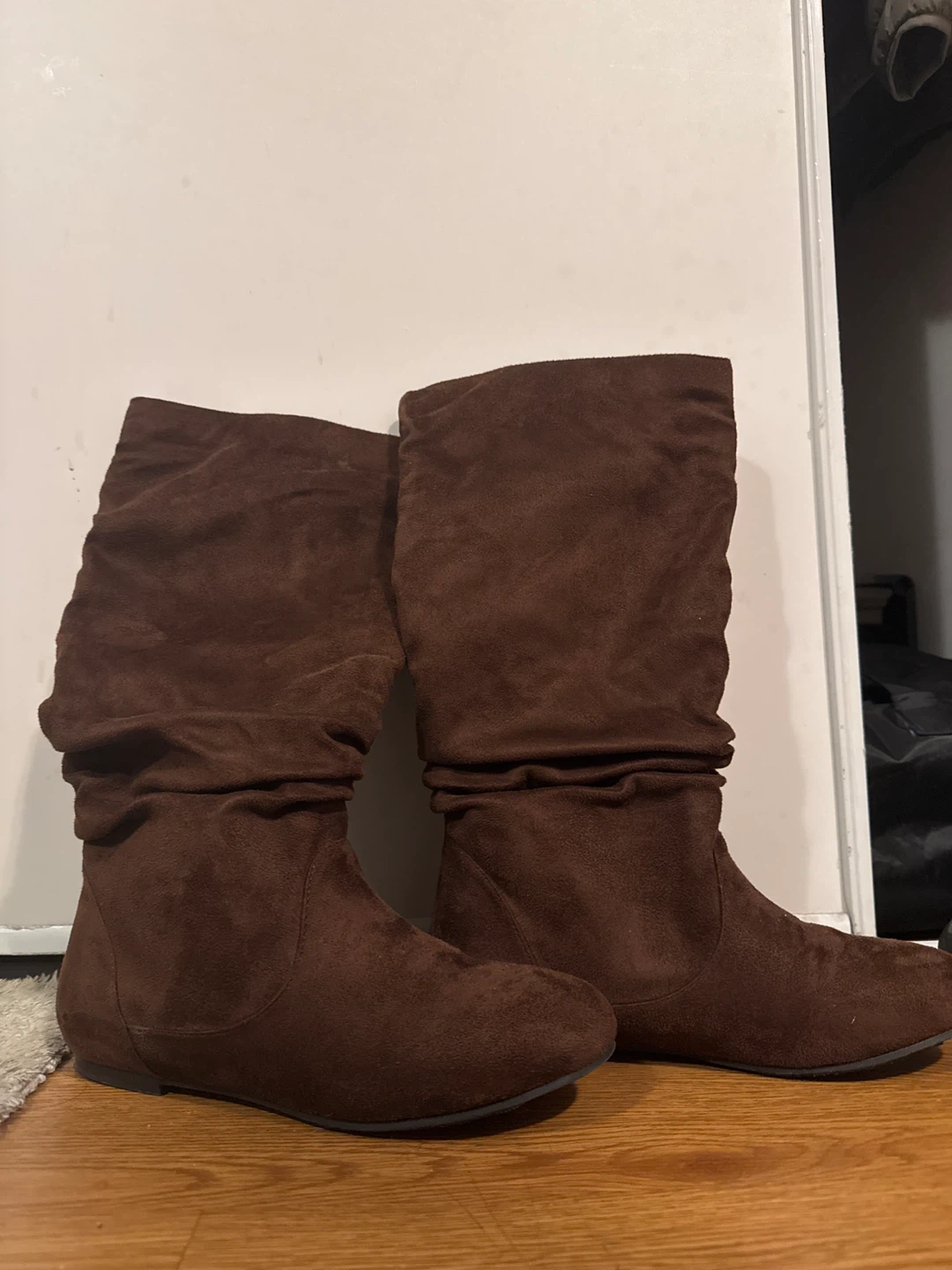 Brown Slouch Boots