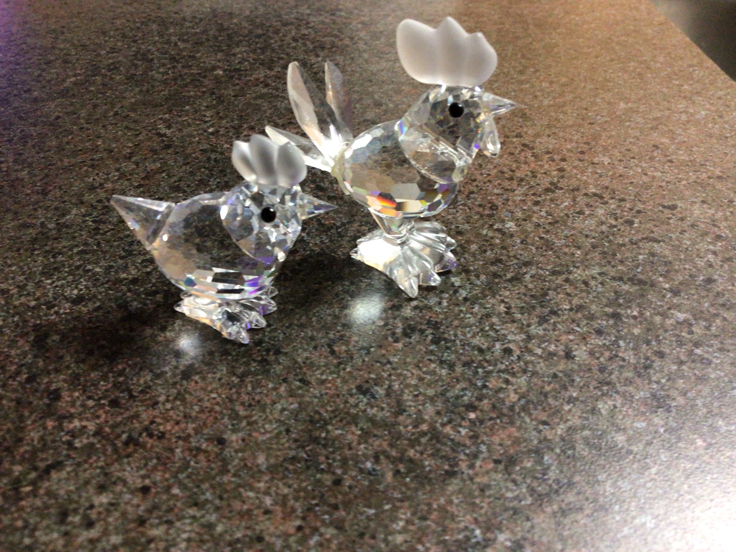Swarovski Crystal Figurines Family Chickens - photo 4