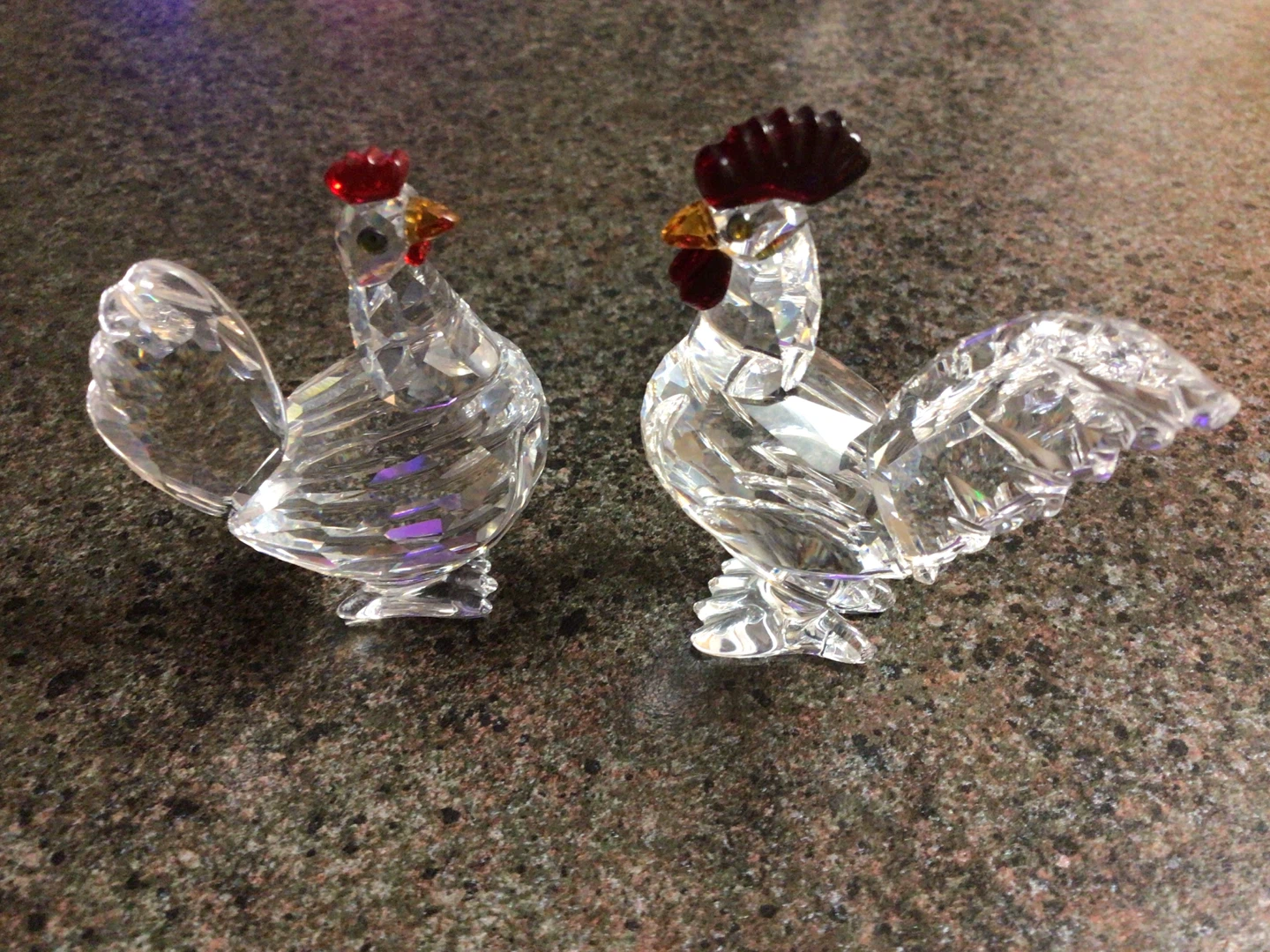 Swarovski Crystal Figurines Family Chickens - photo 3