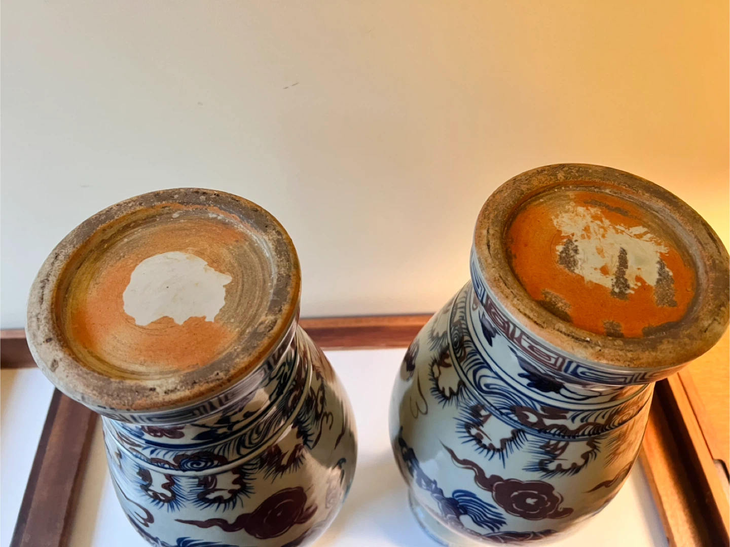 Pair of Vintage Chinese Dragon Vases - photo 5