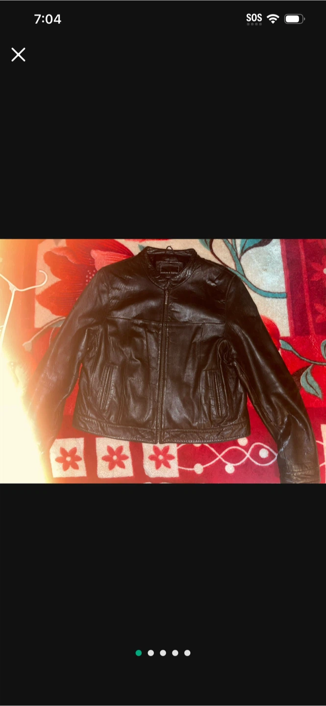 Knoles & Carter London Black Leather Jacket 4XL