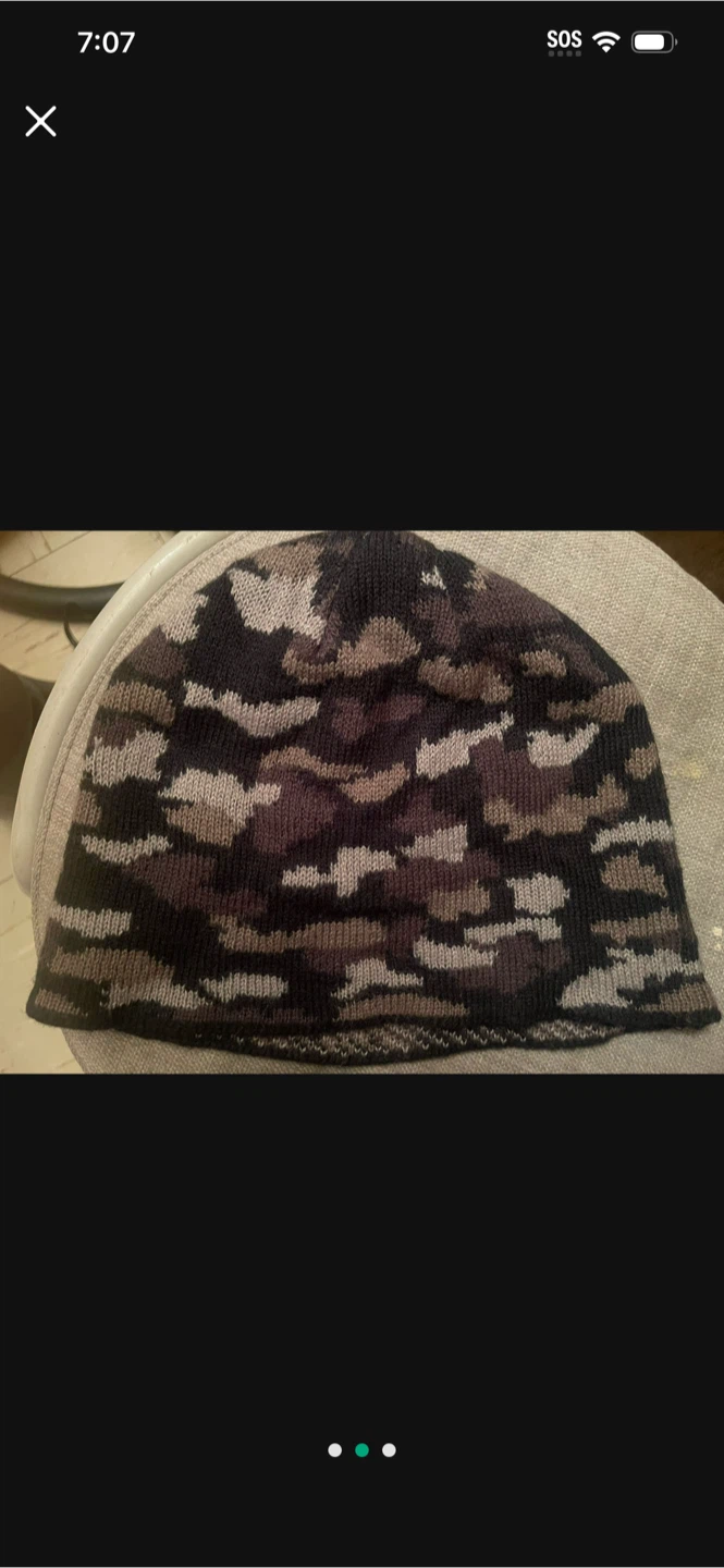 Punisher Camo Beanie Hat - photo 2