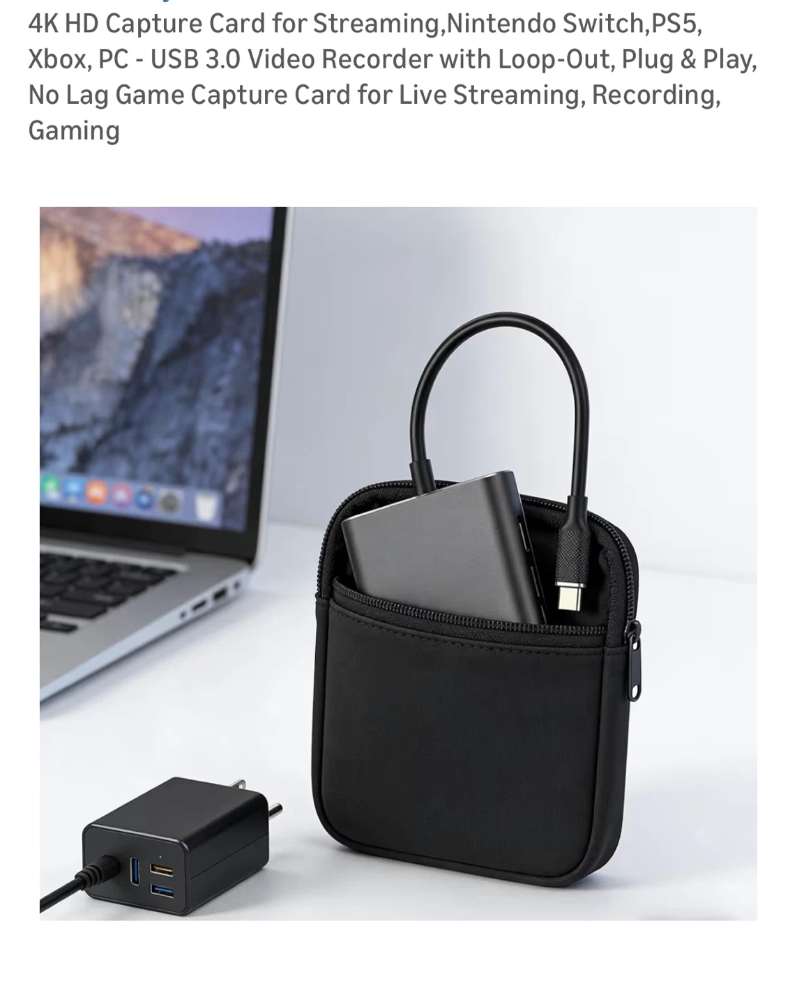 Brand New 4K HD Capture Card for Streaming - photo 2