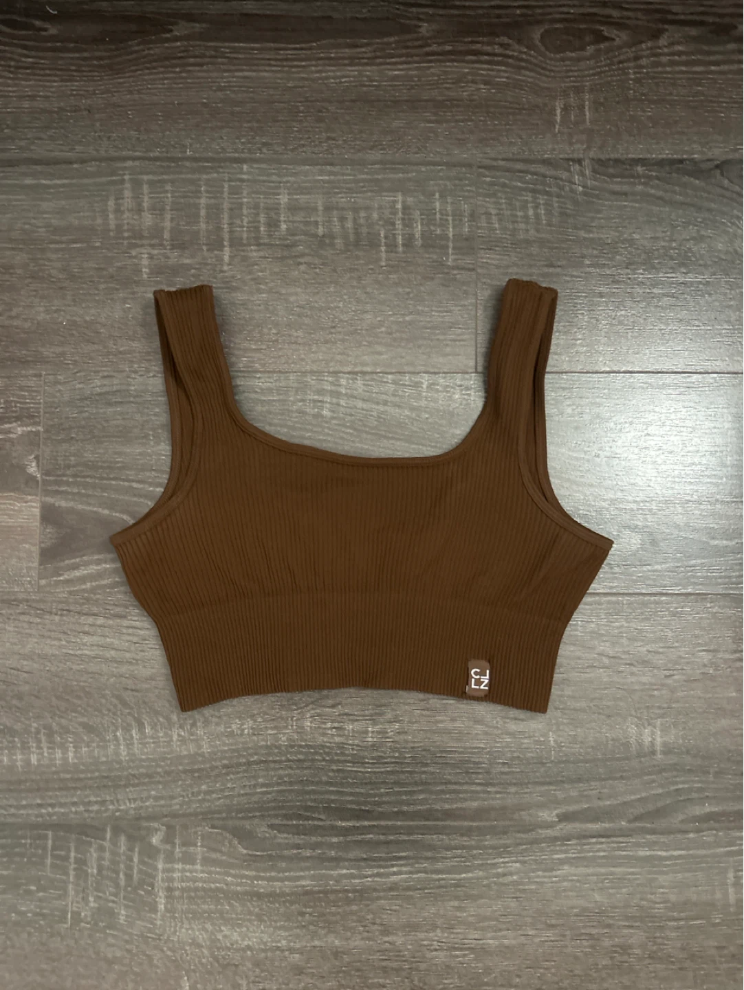 Calzedonia Brown Ribbed Activewear Set - One Size - photo 2