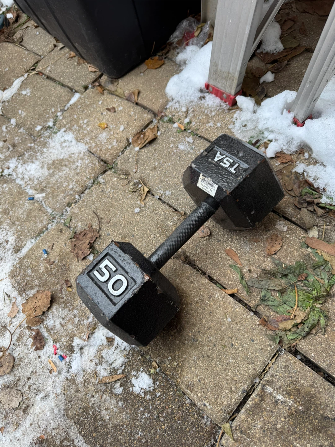 TSA 50 lb Dumbbell - photo 2