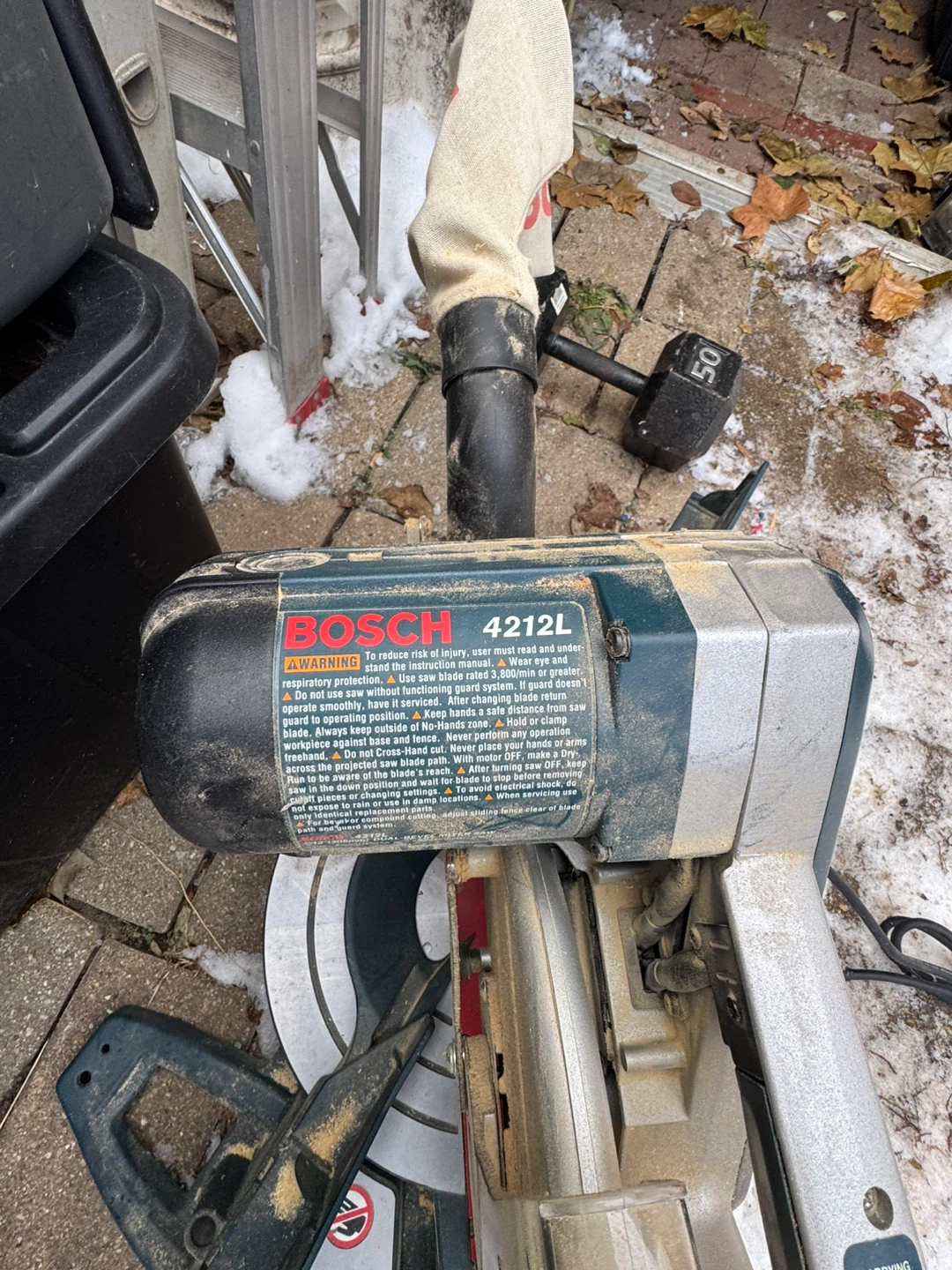 Bosch 4212L Miter Saw - photo 2