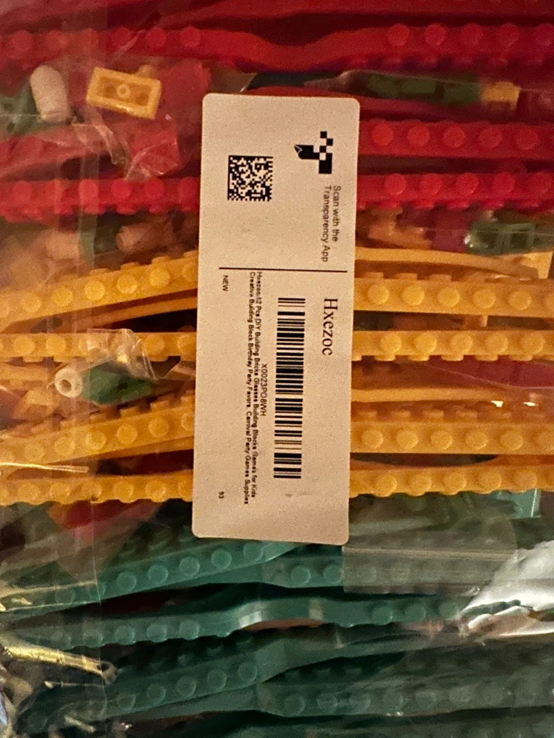 New Lego Party Glasses (12 Pack) - photo 2