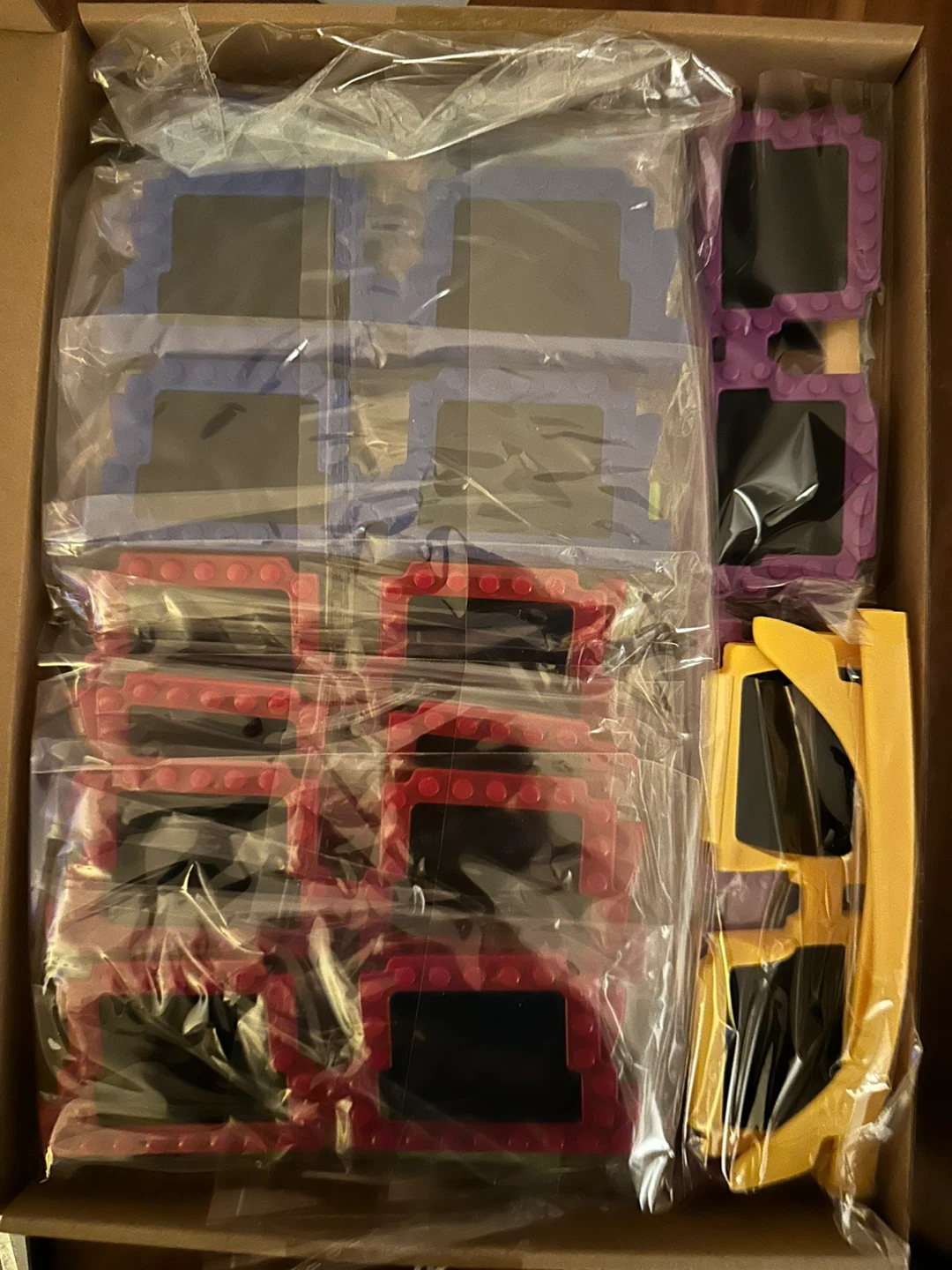New LEGO-Style Novelty Sunglasses – Bulk Party Pack