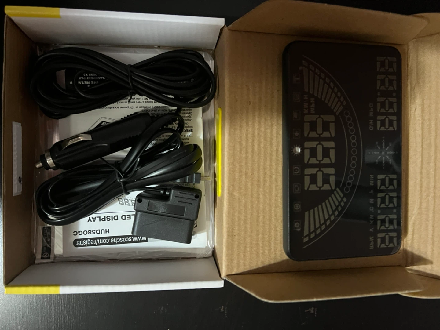 Scosche HUD580GC 5.8" Heads-Up OBDII Display - New - photo 5