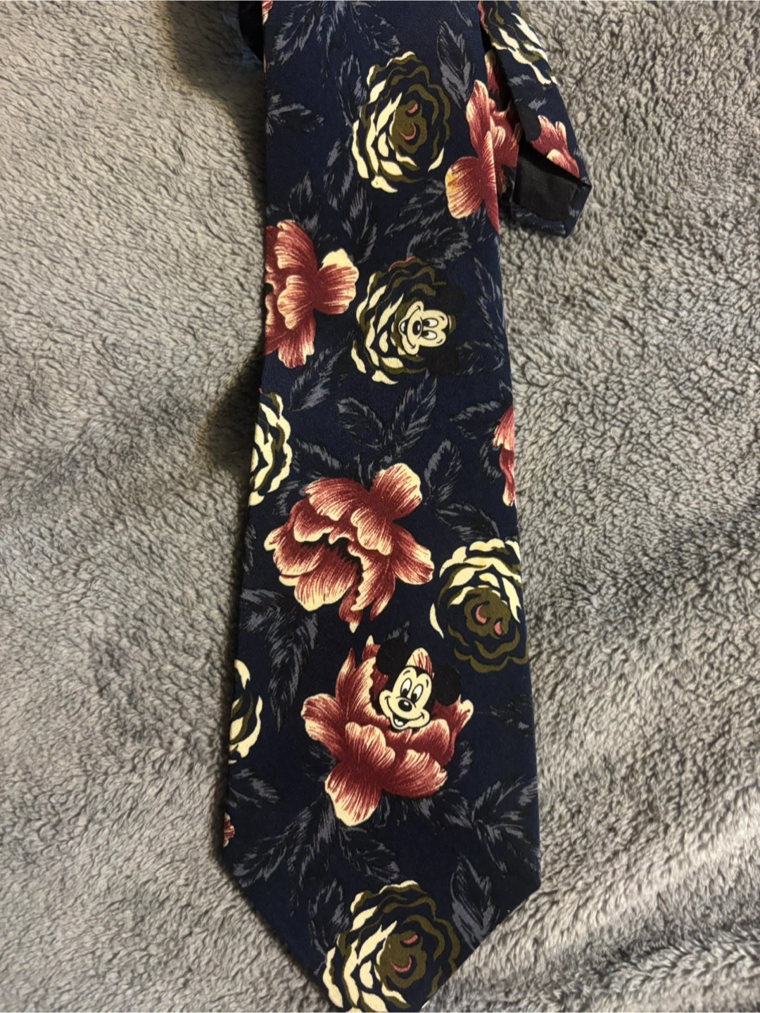 Disney Floral Mickey Mouse Tie - photo 2