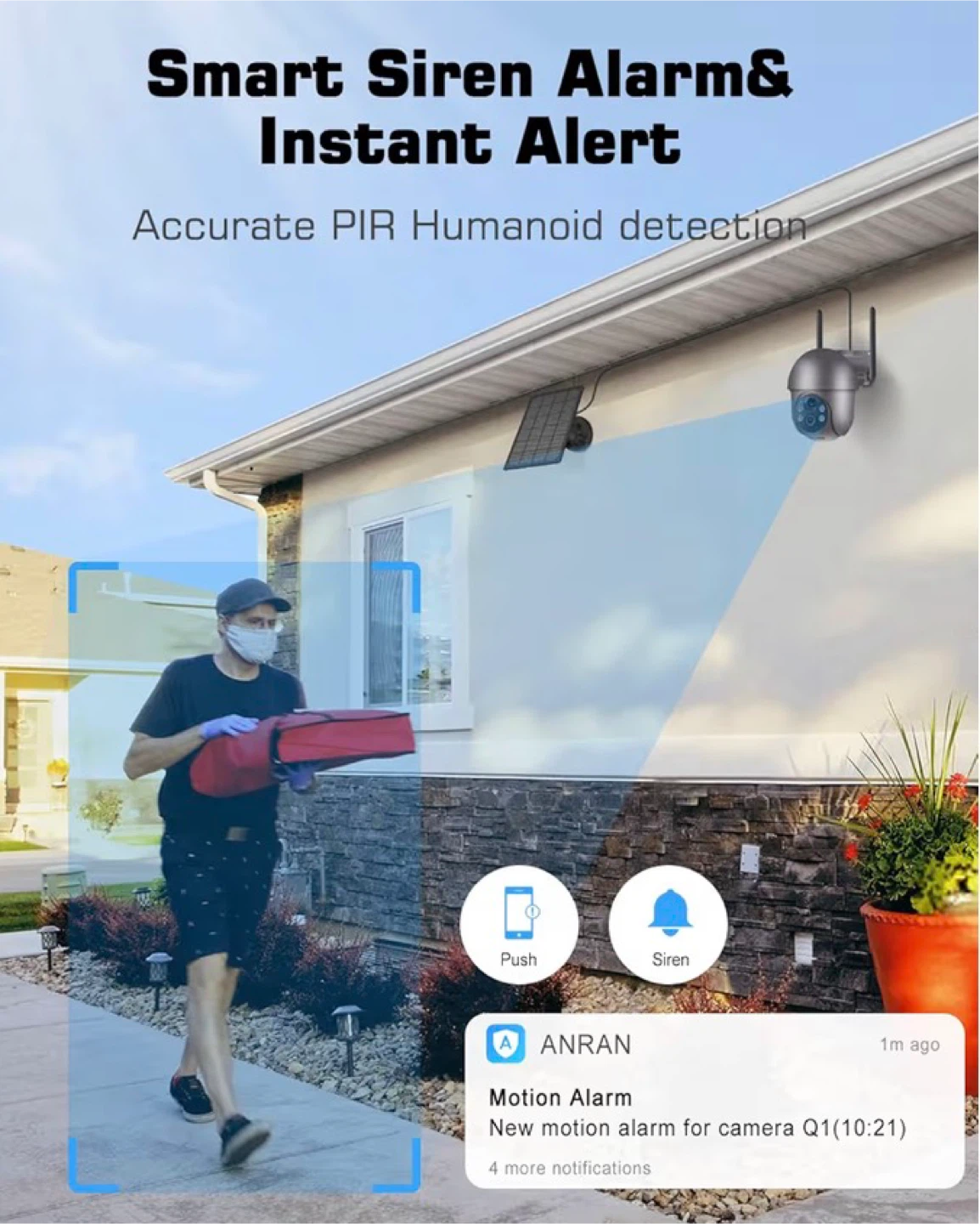 New ANRAN Smart Siren Alarm Security Camera - photo 4