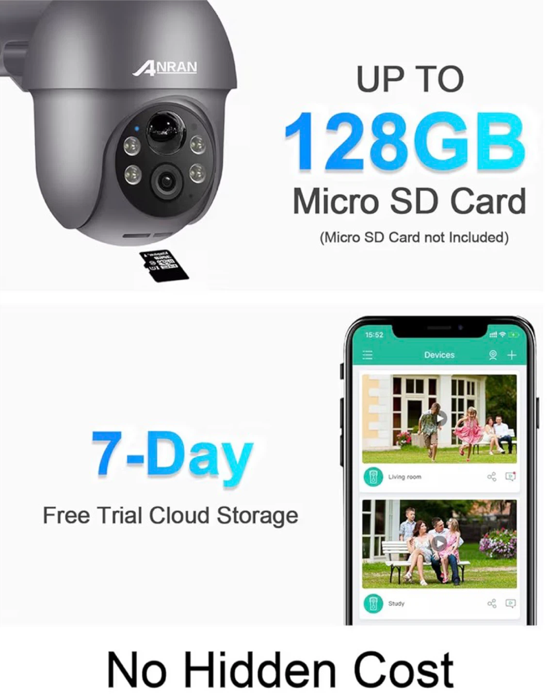 New ANRAN Smart Siren Alarm Security Camera - photo 5