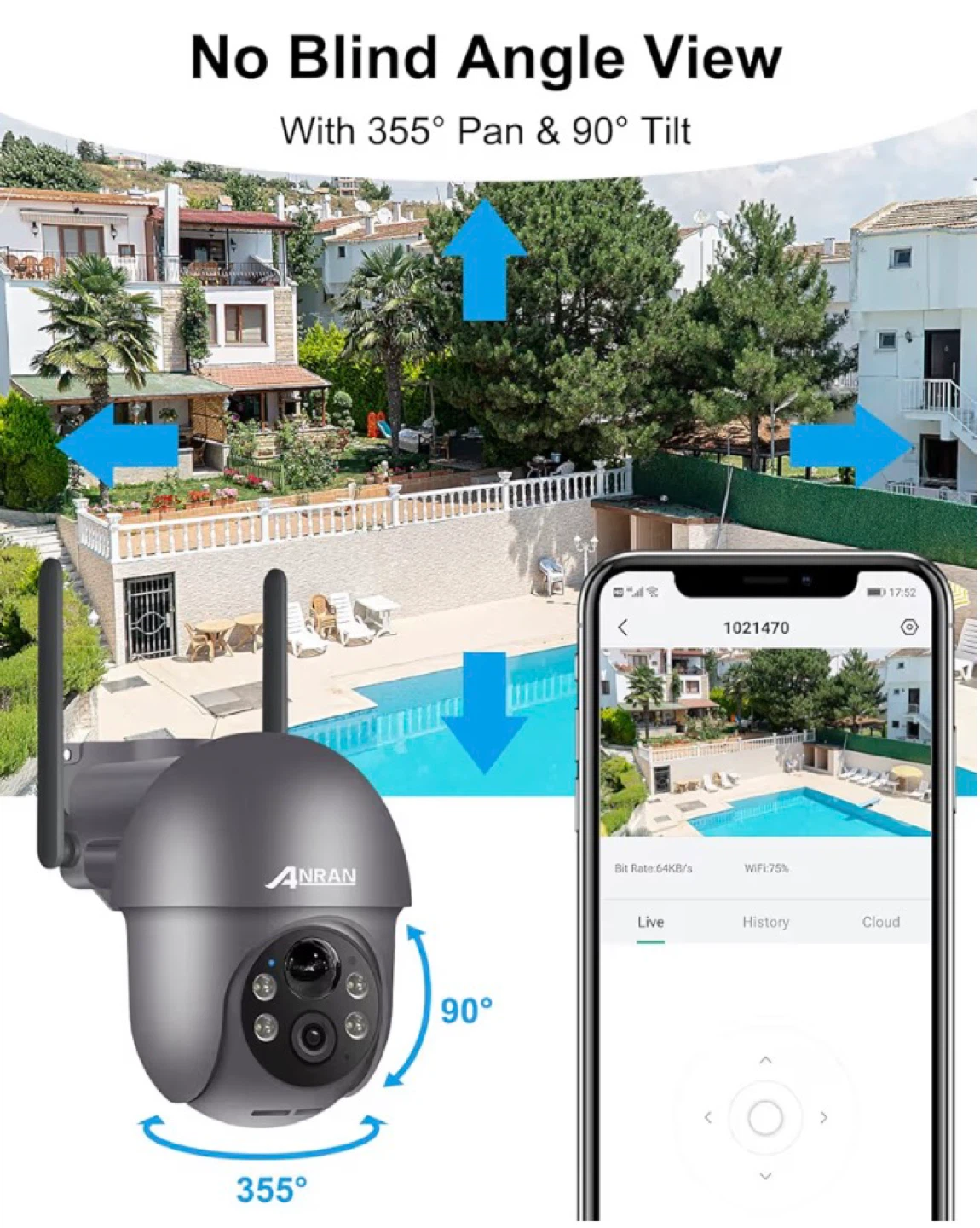 New ANRAN Smart Siren Alarm Security Camera - photo 2