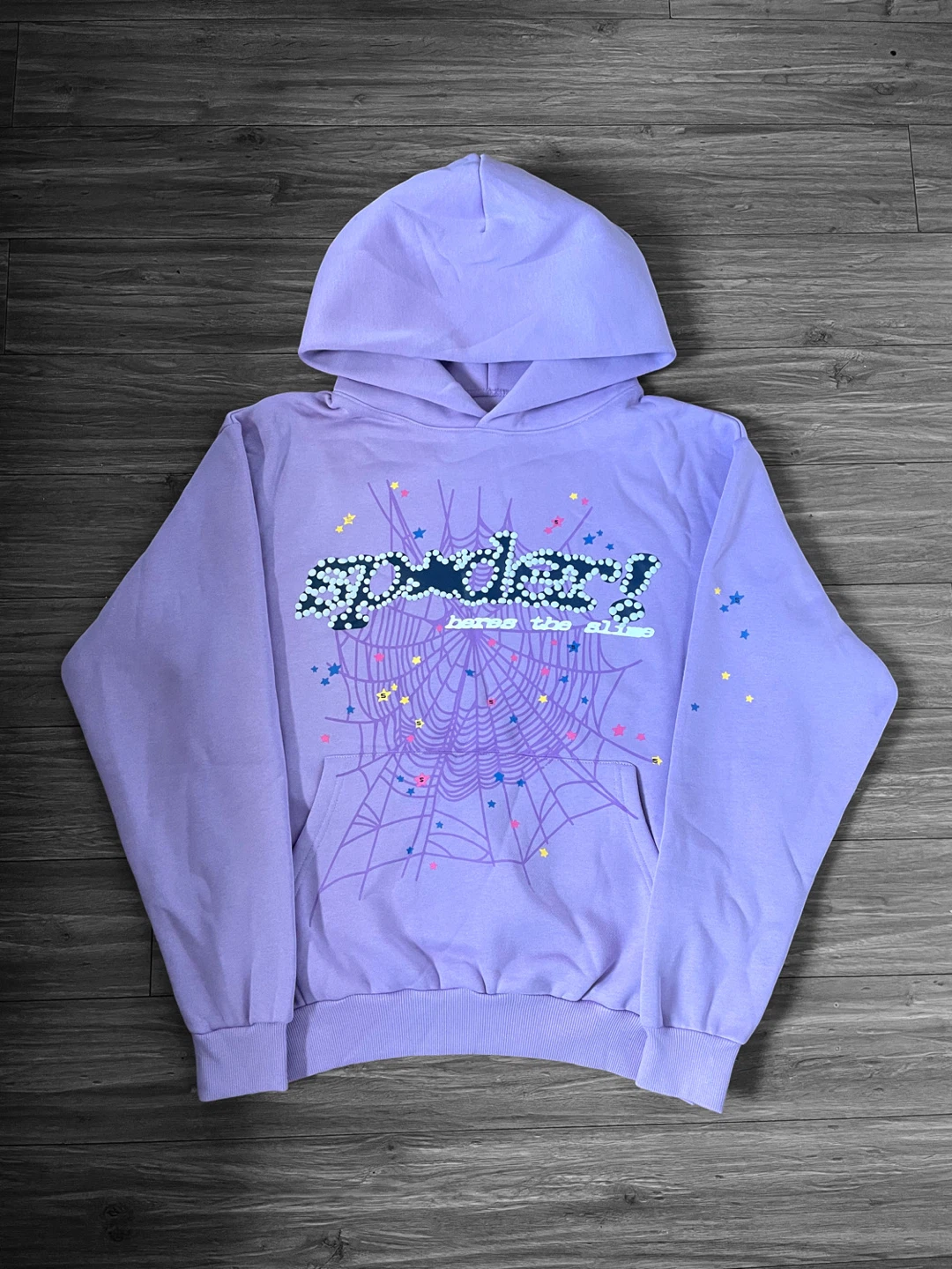 Sp5der Purple Hoodie