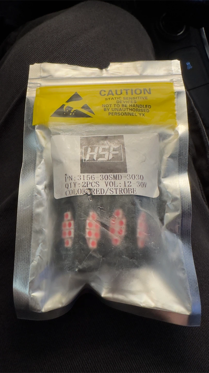 HSF 3156-30SMD-3030 LED Red/Strobe - 2pcs