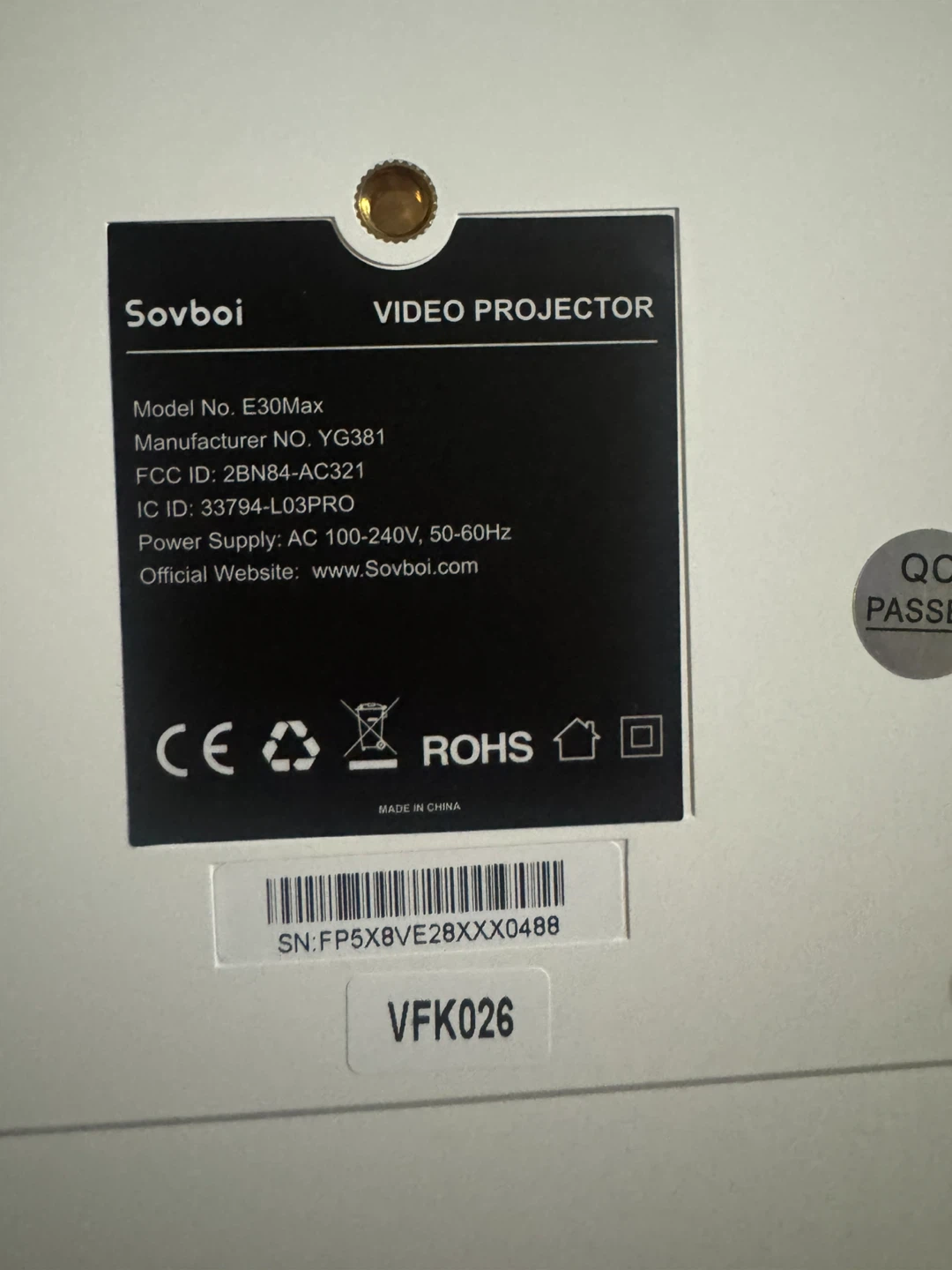 Sovboi E30Max Video Projector - photo 4