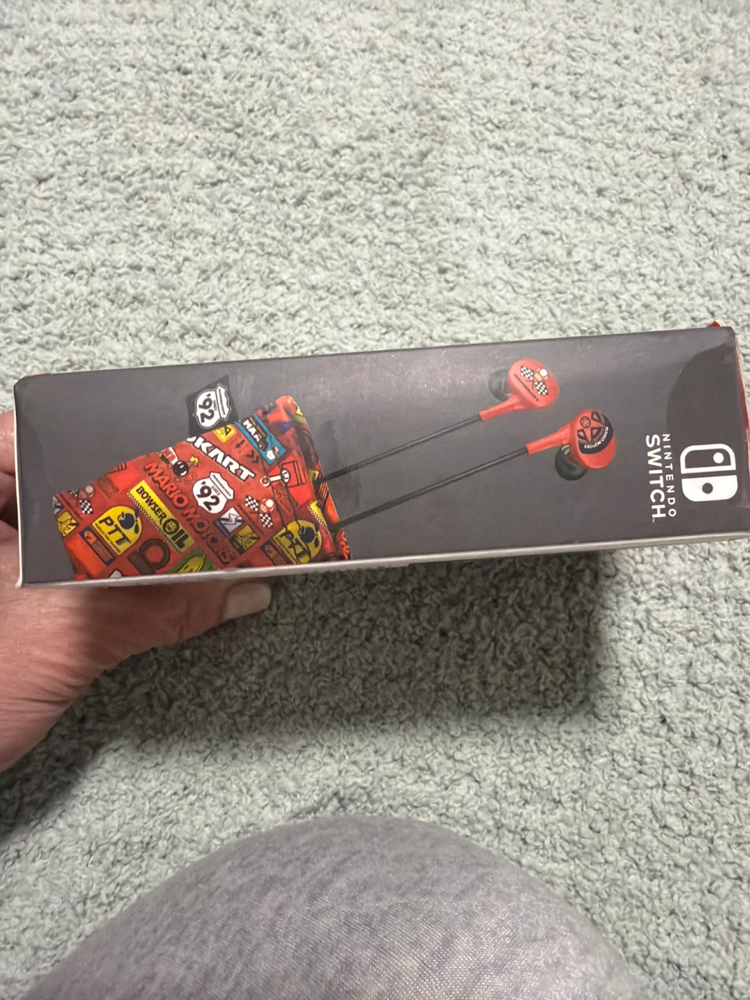 New PowerA Mario Kart Wired Earbuds for Nintendo Switch - photo 3