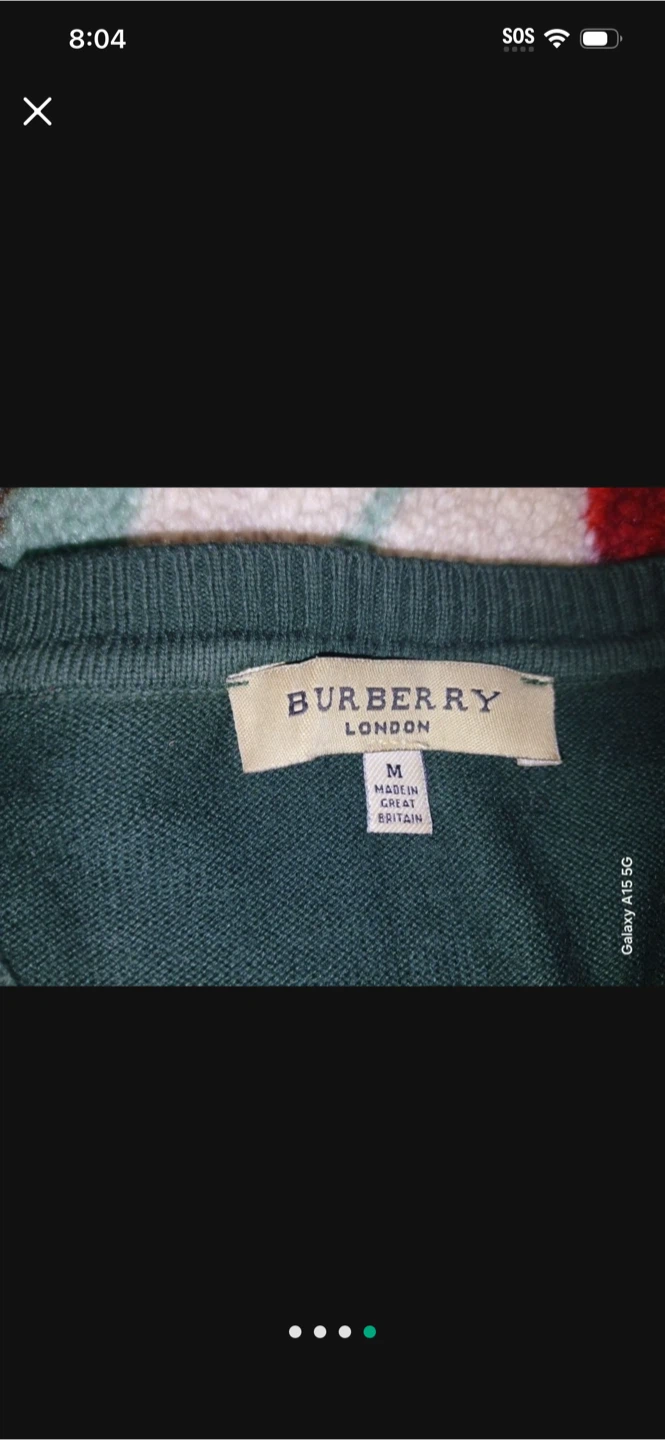 Burberry London Green Sweater - Size M - photo 4