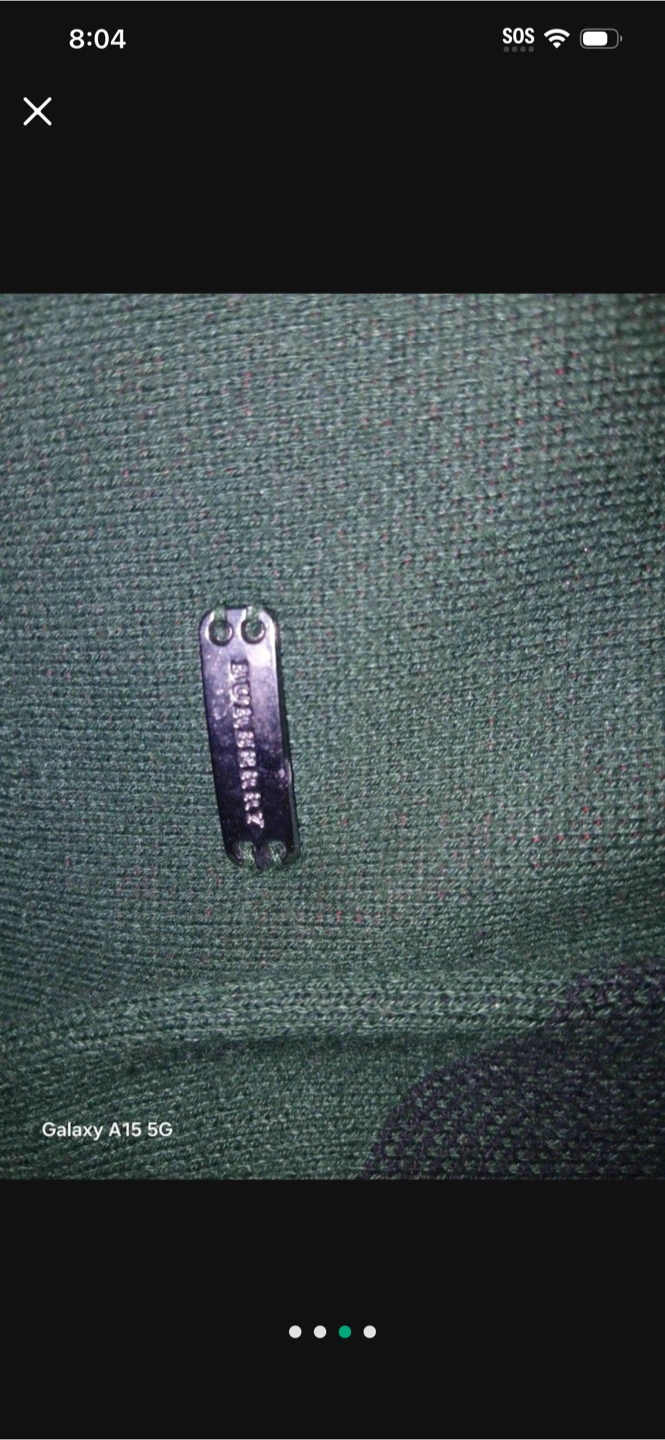 Burberry London Green Sweater - Size M - photo 3