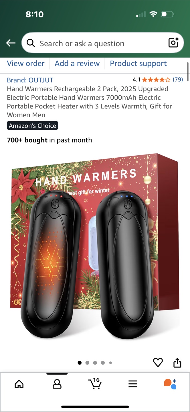 Brand New Rechargeable Hand Warmers (2 Pack)