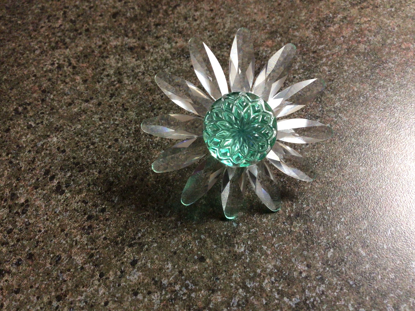 Swarovski Crystal Flower Figurine - Home Decor