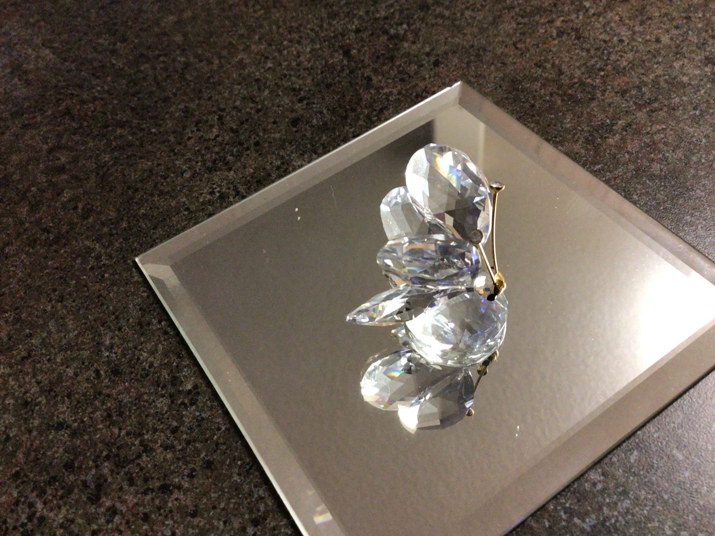 Swarovski Crystal Butterfly Figurine, Vintage