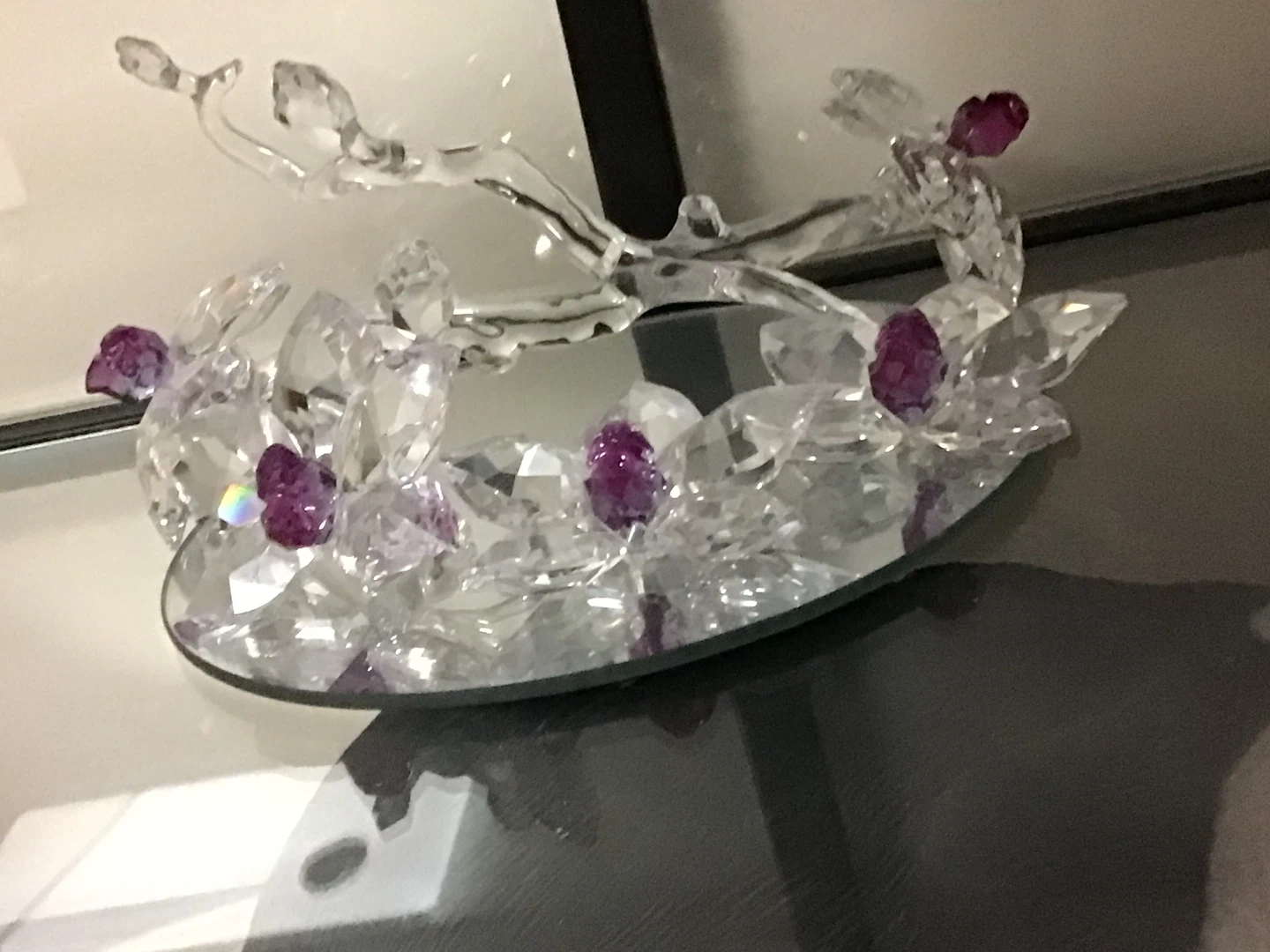 Swarovski Crystal Orchid Sculpture - photo 3