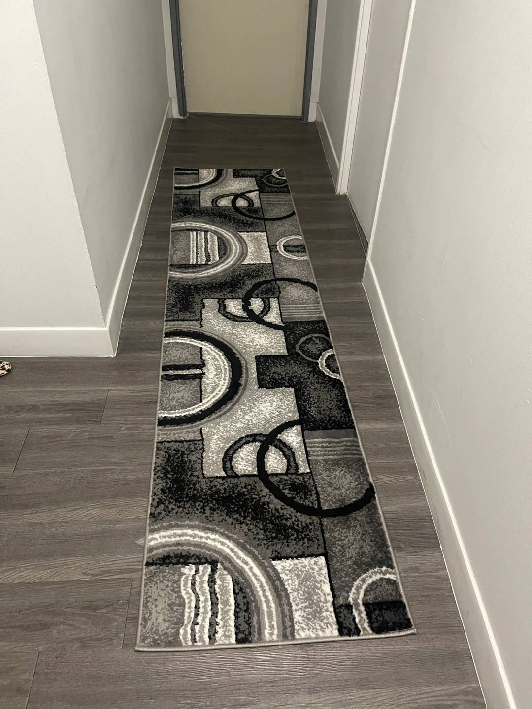 Hallway Runner Rug - Black & Gray - photo 3