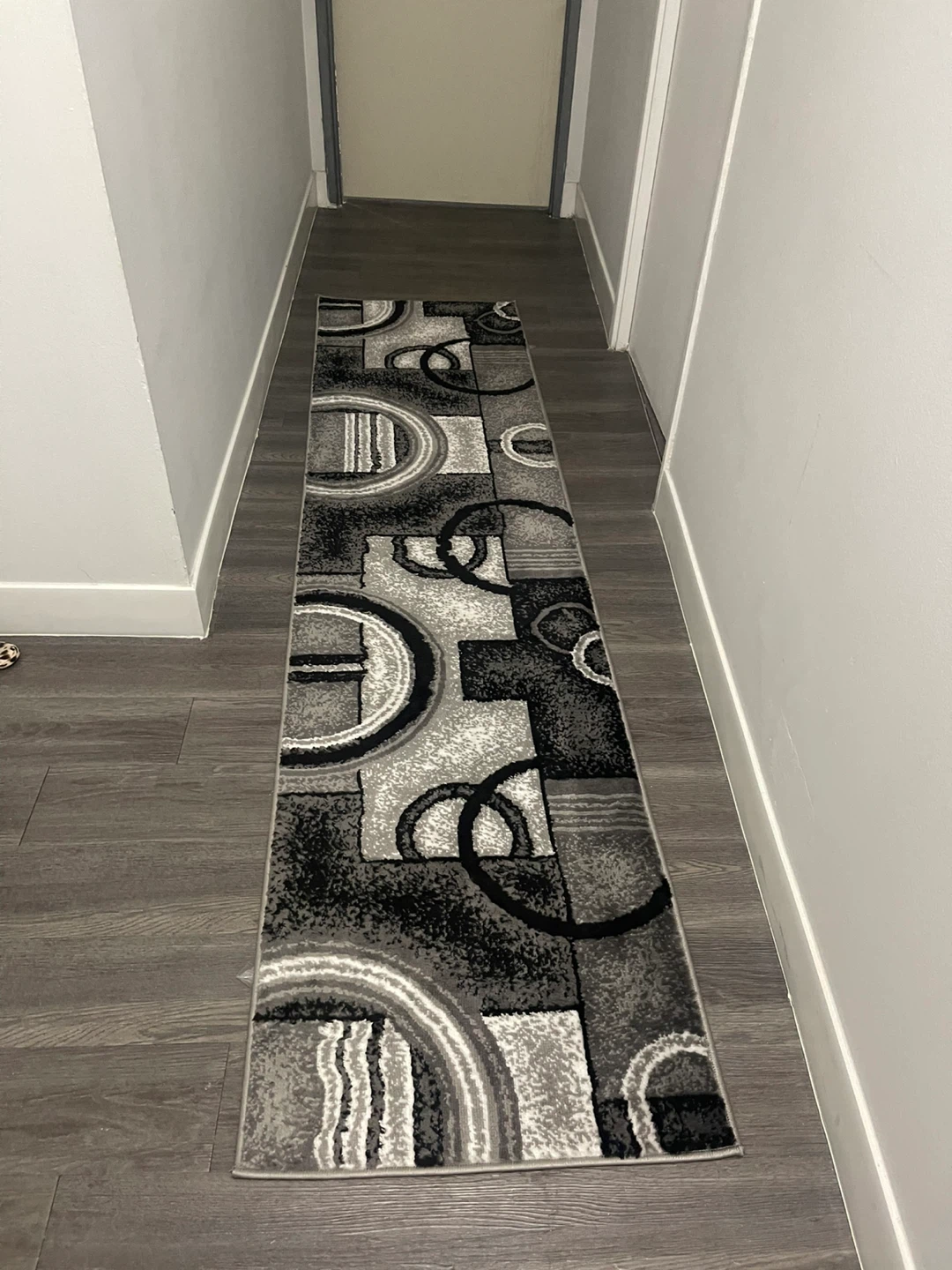 Hallway Runner Rug - Black & Gray - photo 5