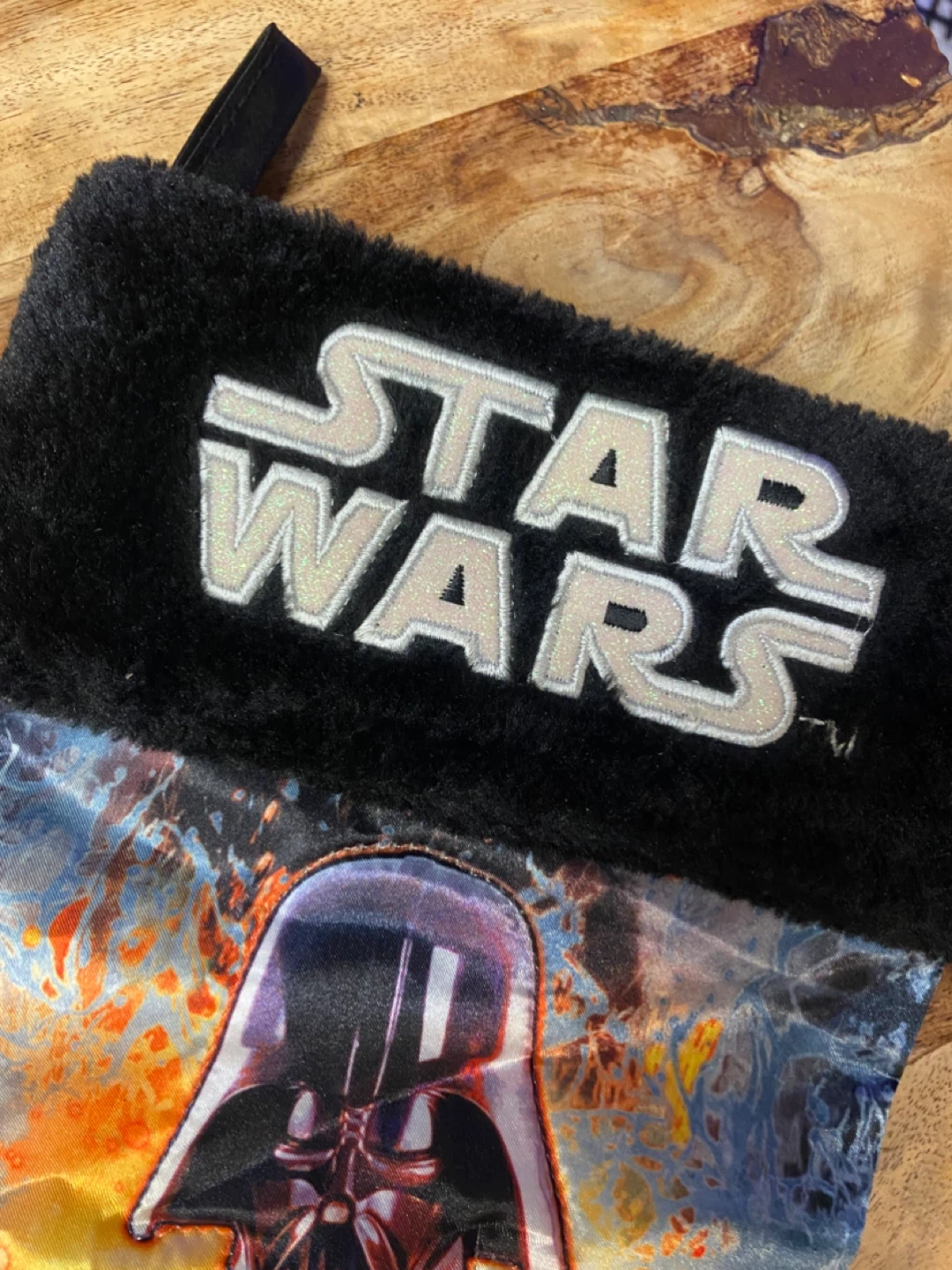 LIKE NEW: Disney Star Wars Darth Vader Christmas Stocking - photo 2
