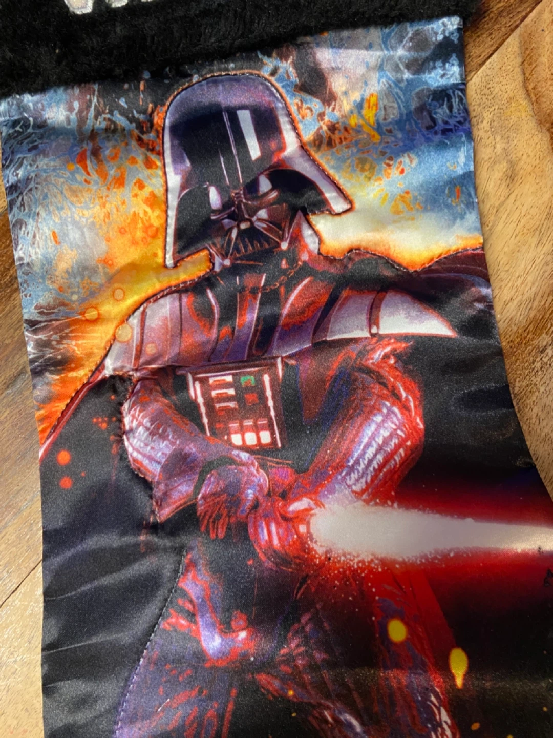 LIKE NEW: Disney Star Wars Darth Vader Christmas Stocking - photo 3