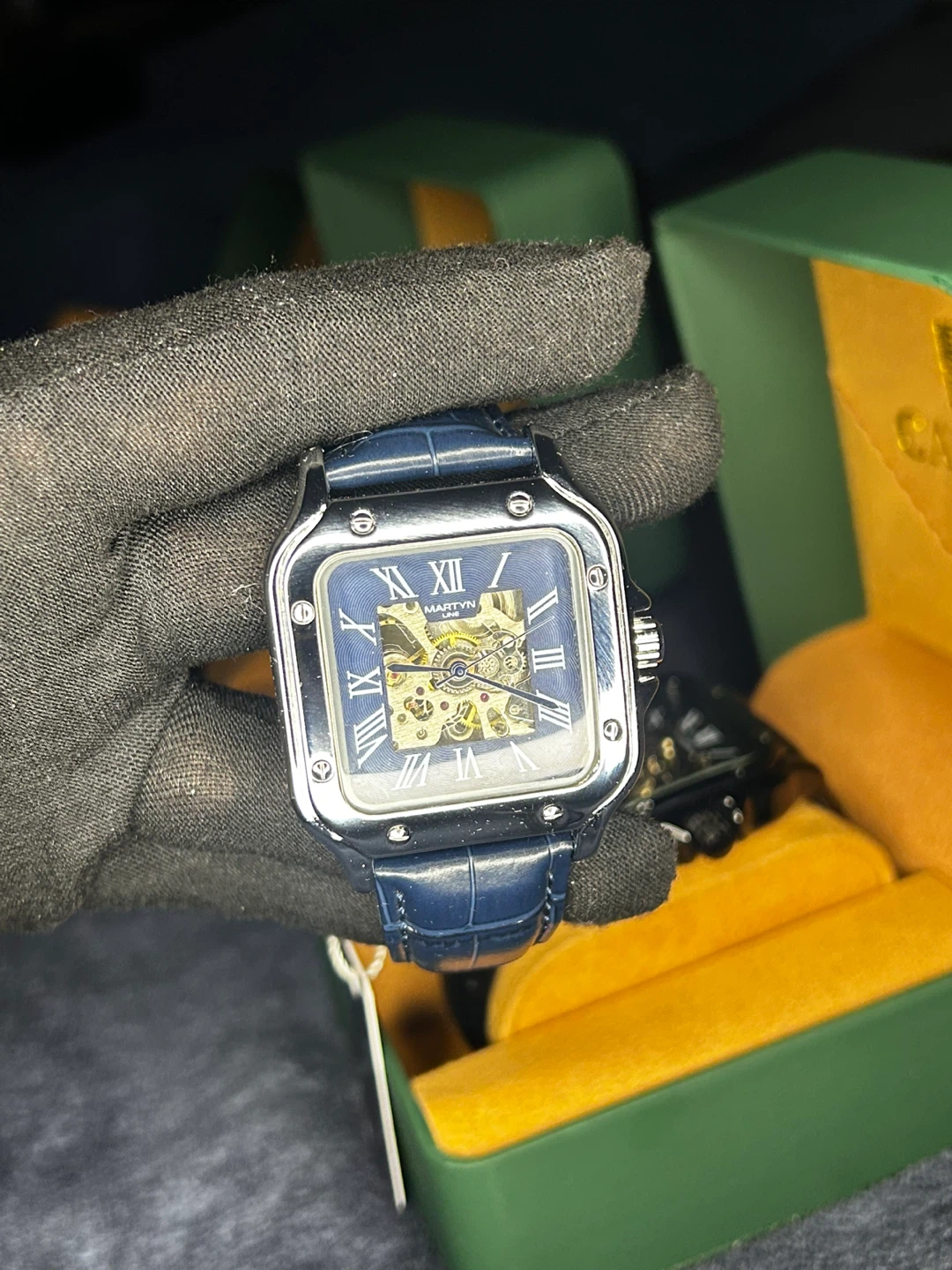 CASIRUI BLUE Square Automatic Watch