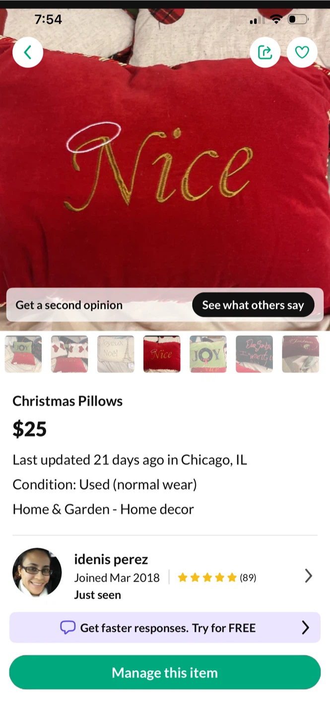 Christmas Decorative Pillows - photo 4