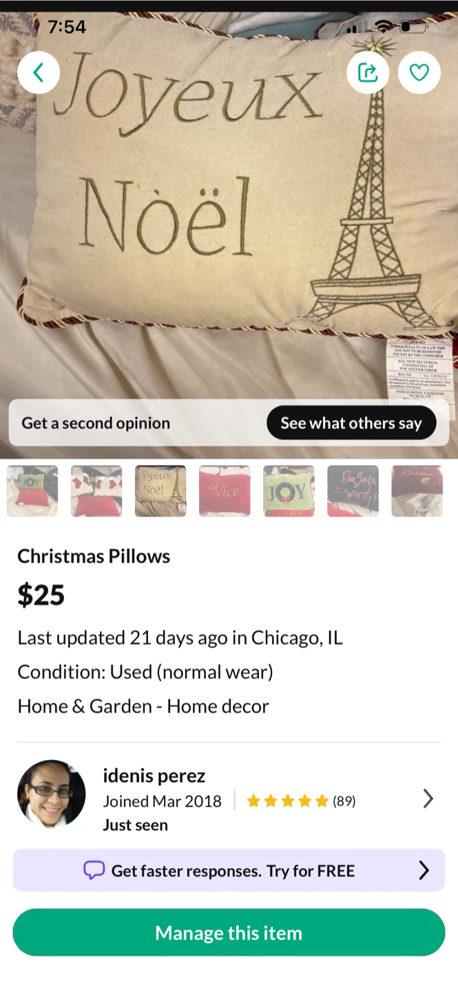 Christmas Decorative Pillows - photo 3