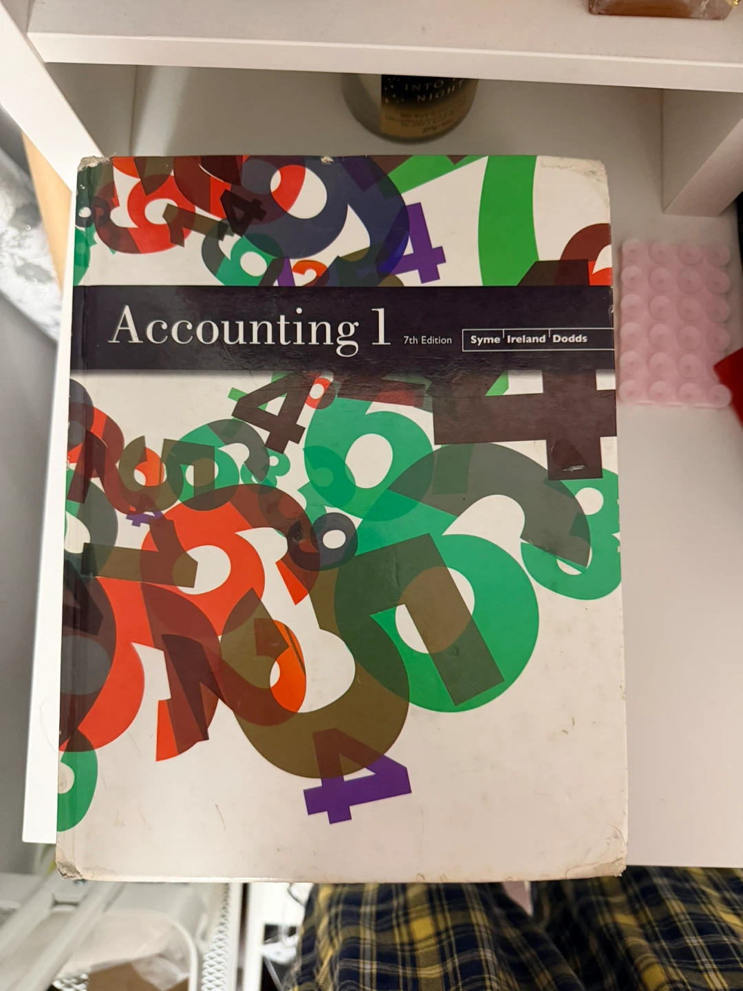 Accounting 1, 7th Edition - Textbook - photo 2