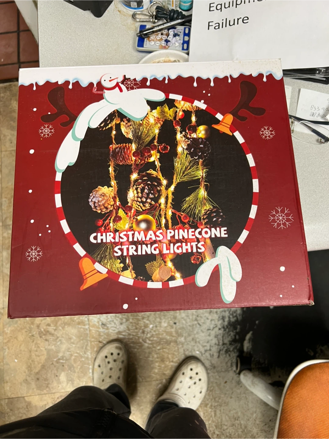 Christmas Pinecone String Lights - New in Box! - photo 5