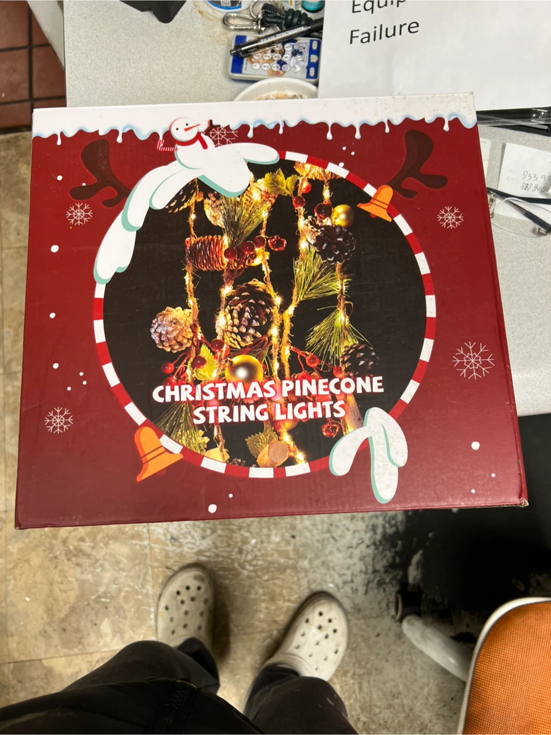 Christmas Pinecone String Lights - New in Box! - photo 2