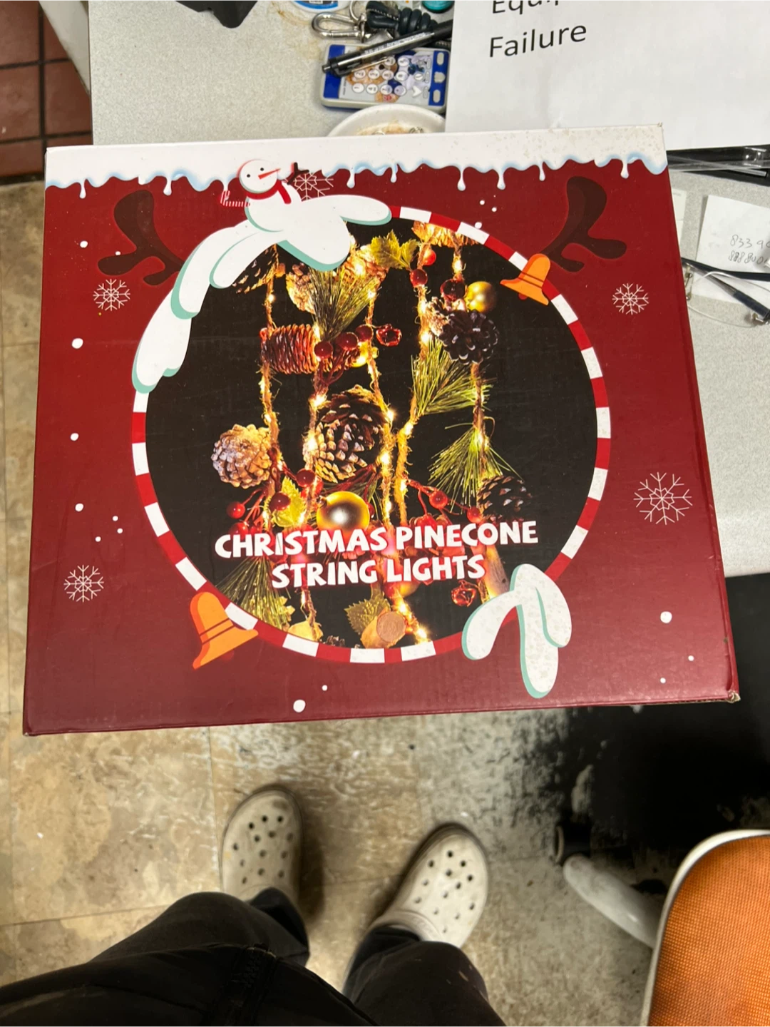Christmas Pinecone String Lights - New in Box! - photo 3