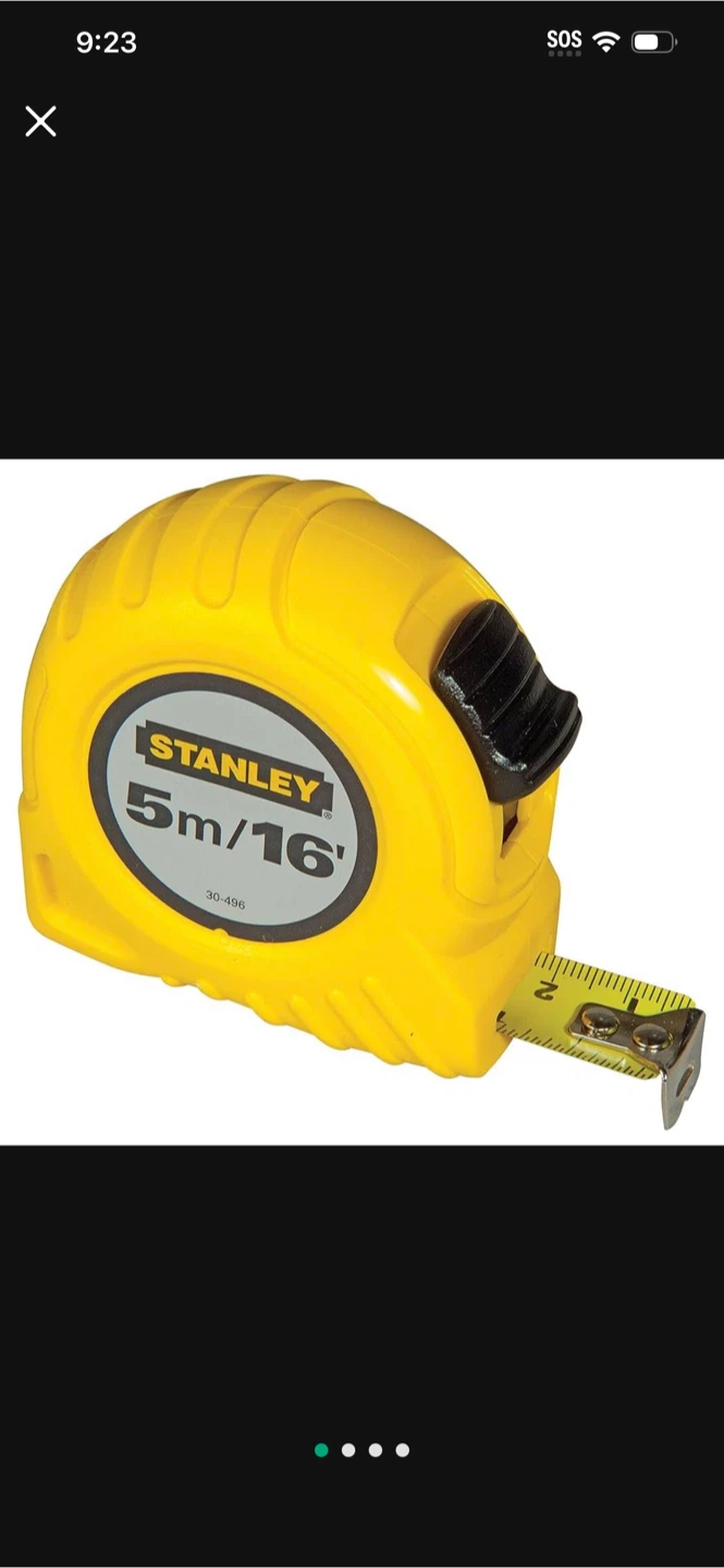 Stanley 5m/16' Tape Measure