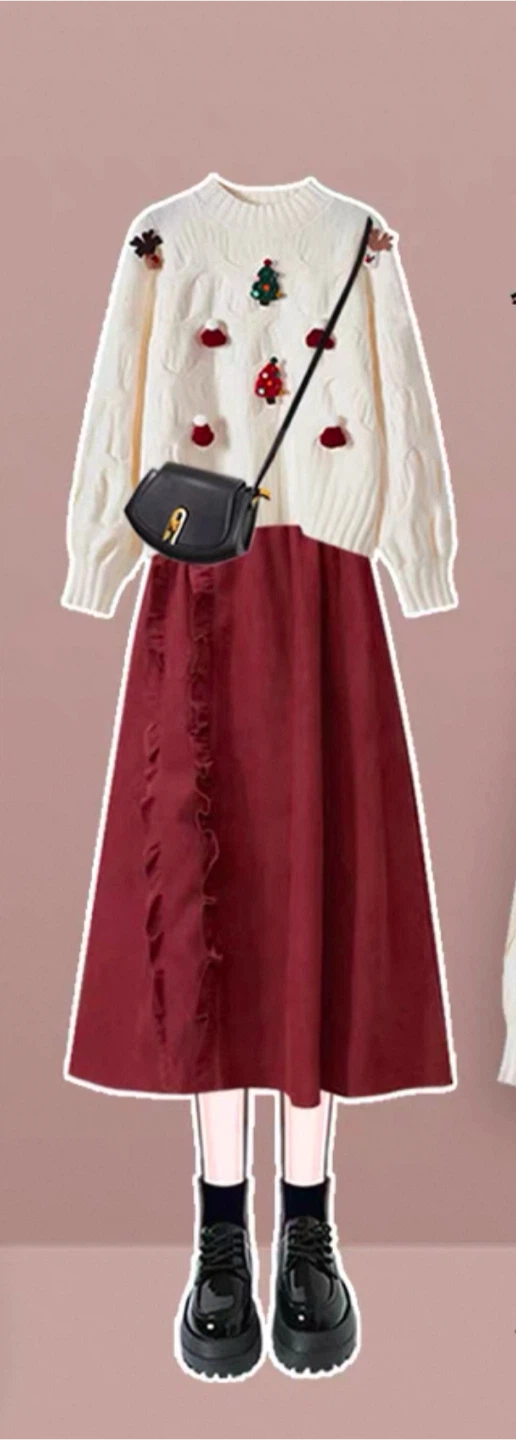 Sweater and Dress Outfit