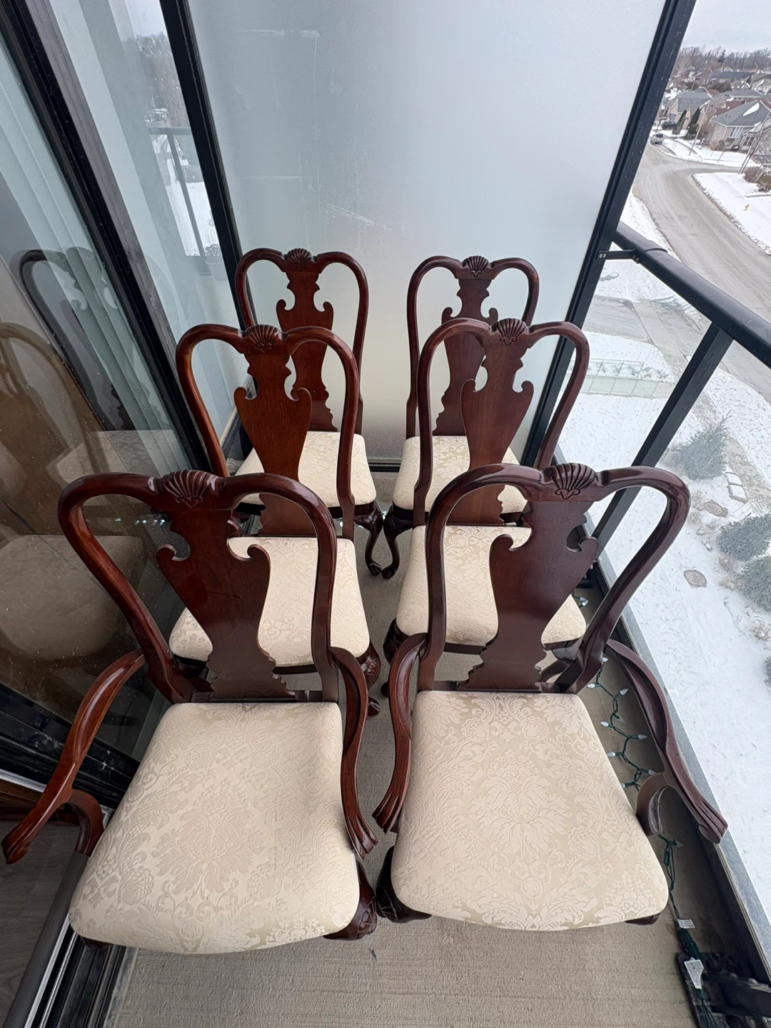 Set of 6 Antique Dining Chairs