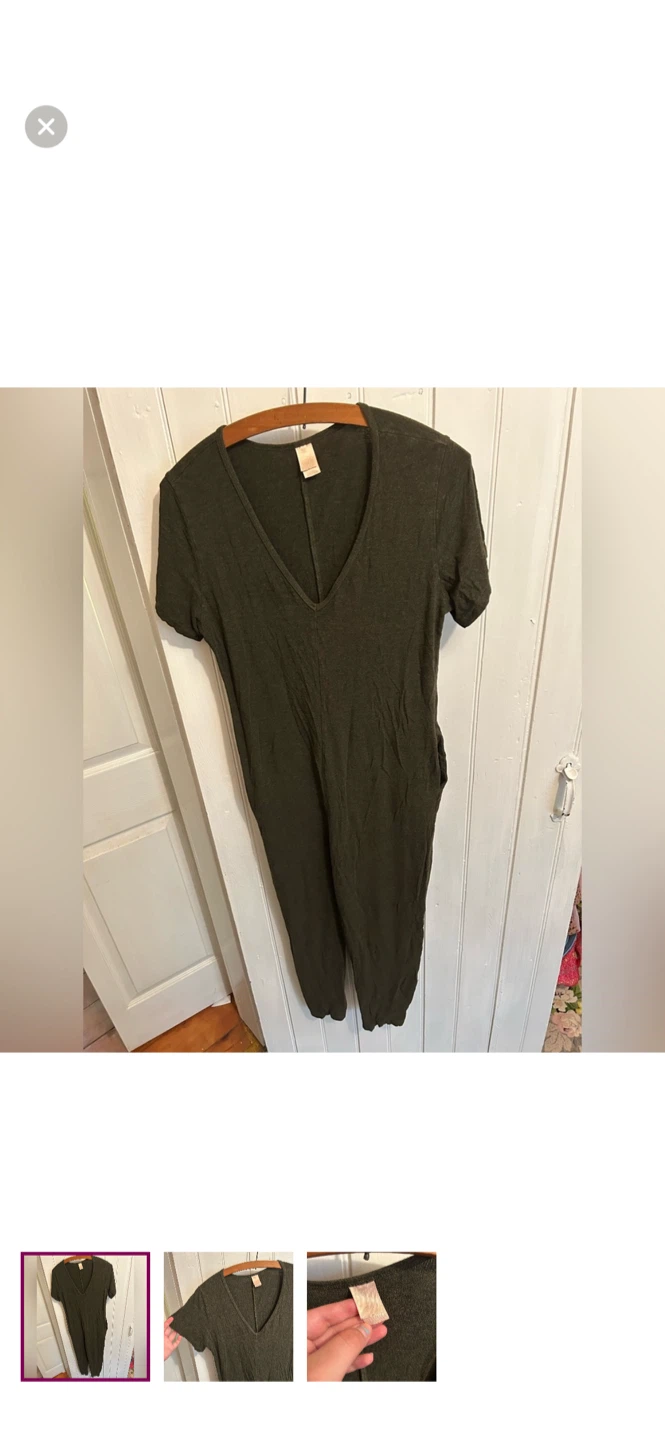 Smash & tess Olive Green Jumpsuit - Size S