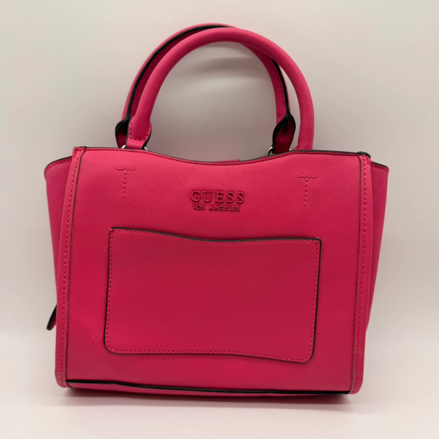 Guess Pink Satchel Bag with Crossbody Strap - photo 2