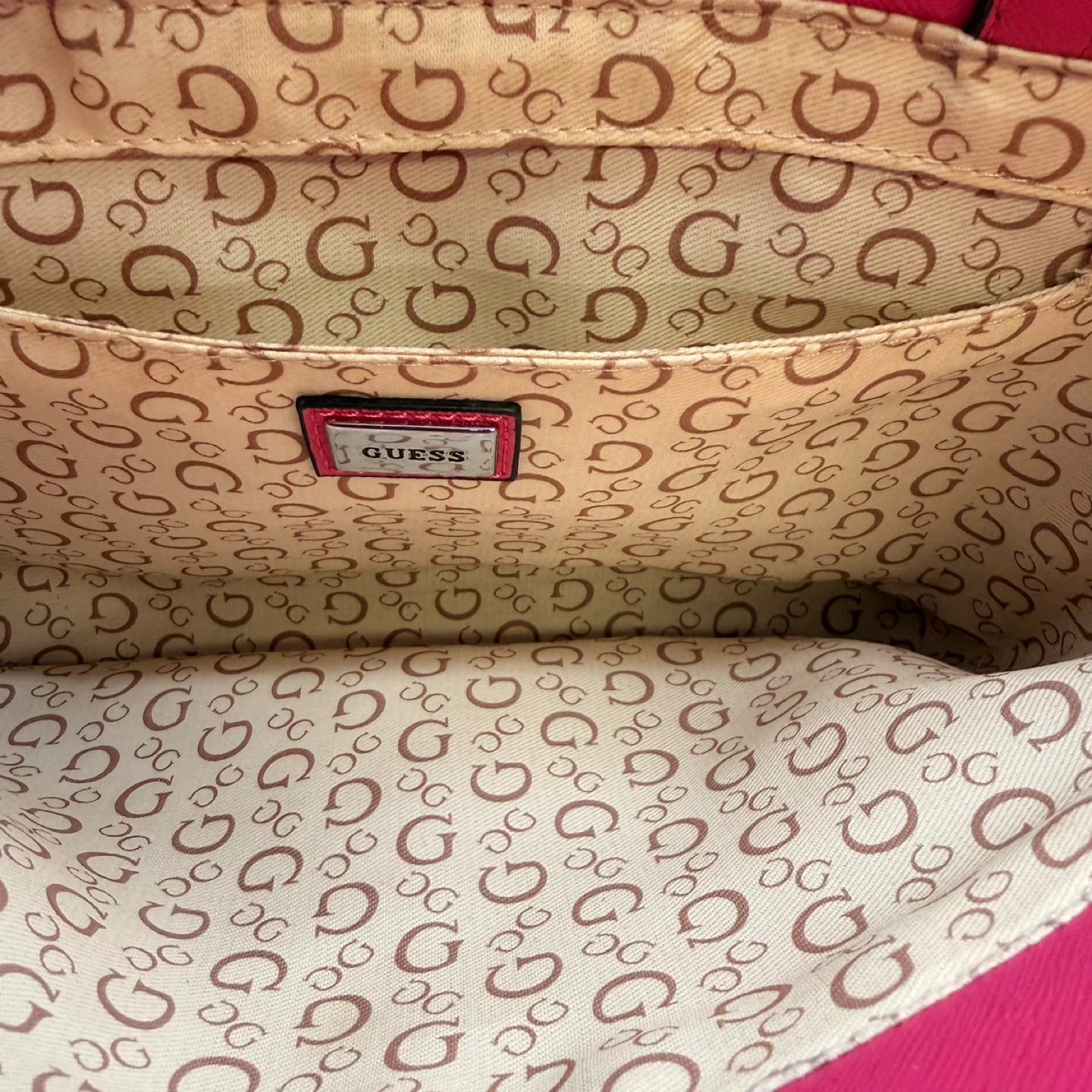 Guess Pink Satchel Bag with Crossbody Strap - photo 4