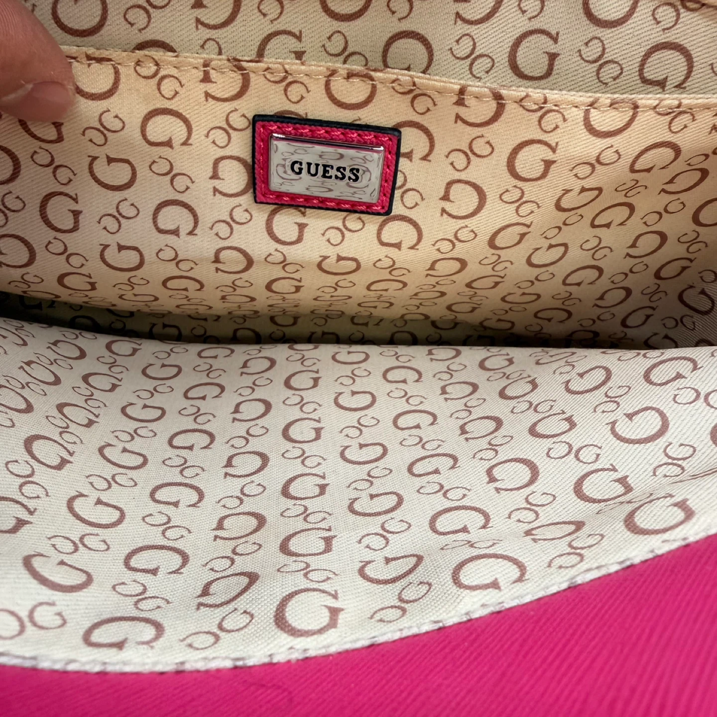 Guess Pink Satchel Bag with Crossbody Strap - photo 5