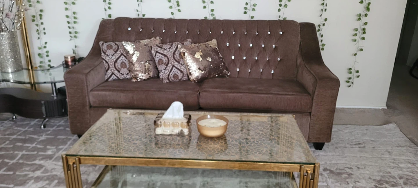 and Brown  Sofa 1 seater 2 seater 3sester - photo 2